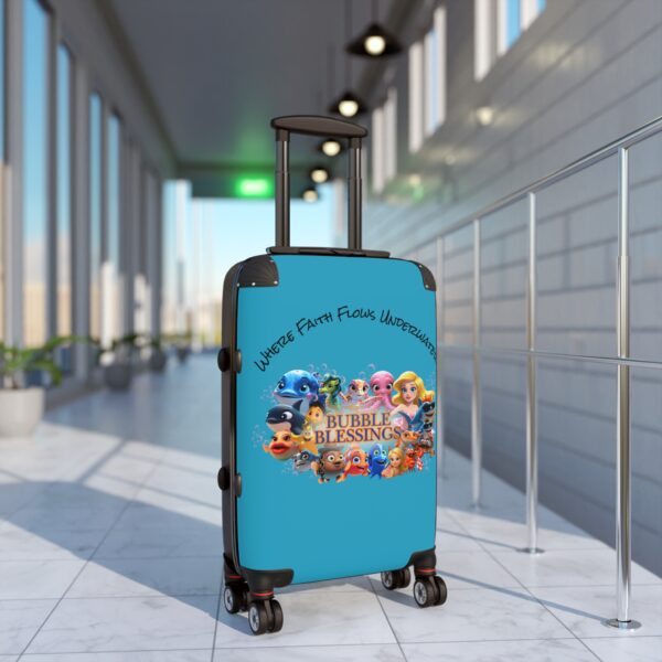 Bubble Blessings Kids Luggage - Colorful Travel Suitcase for Young Adventurers - Image 3