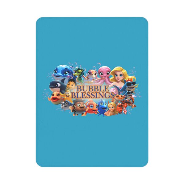 Bubble Blessings Toddler Blanket - Cute Aquatic Design for Kids