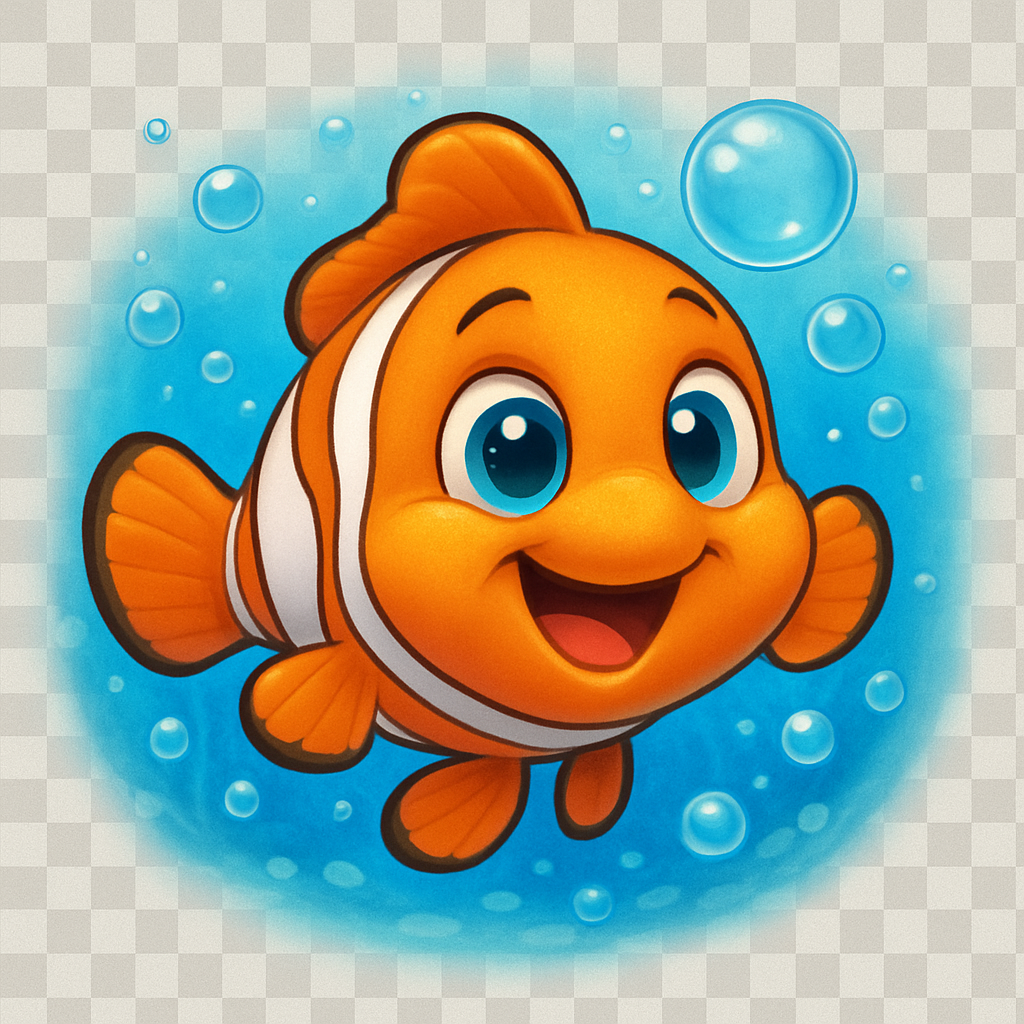 Orange Fish offering hints